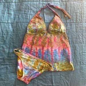 Tie dye Tankini